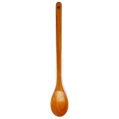 Adzgya 16.5 Inch Giant Wood Spoon Long Handled Wooden Spoon For Cooking And Stirring Kitchen Utensil - Image 2